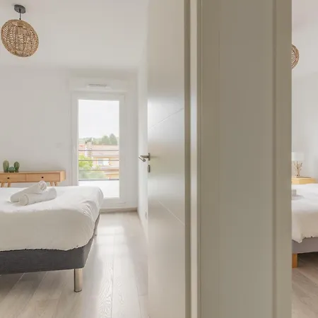 Apartment L'echappee - T3 De 67 M2 - 2 - Grande Terrasse - Quartier Ultra Secure *