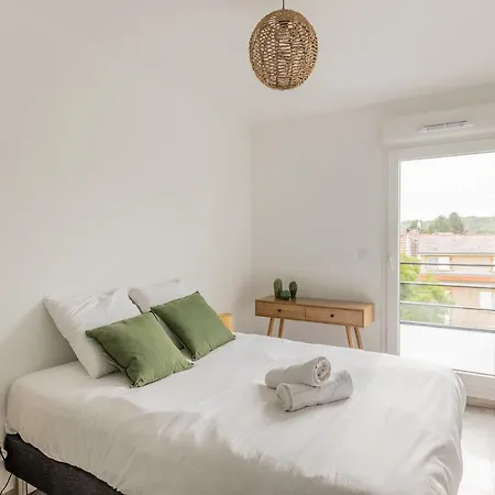 Apartment L'echappee - T3 De 67 M2 - 2 - Grande Terrasse - Quartier Ultra Secure Metz